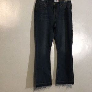 CAbi Kick it Crop jeans size 8